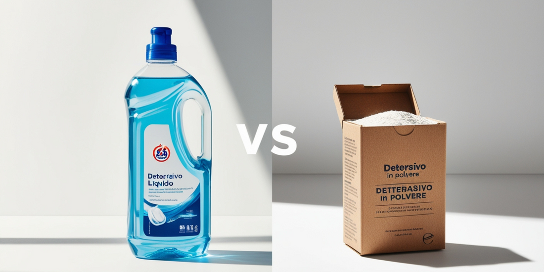 Detersivo Liquido vs Detersivo in Polvere. Chi è adatto a te?