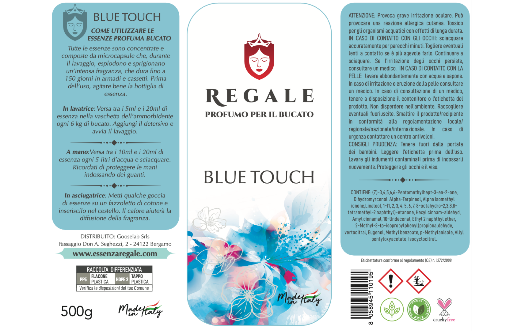 Profumatore Bucato  BLUE TOUCH – Regale